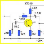 Простейшие индикаторы уровня аудио сигнала Светодиодные индикаторы громкости на транзисторах